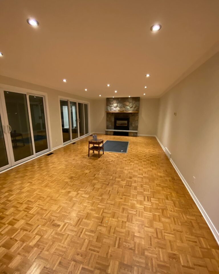 Basement bedroom wall painting in Ottawa with stylish, modern finishes